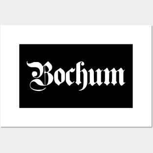 Bochum written with gothic font Posters and Art